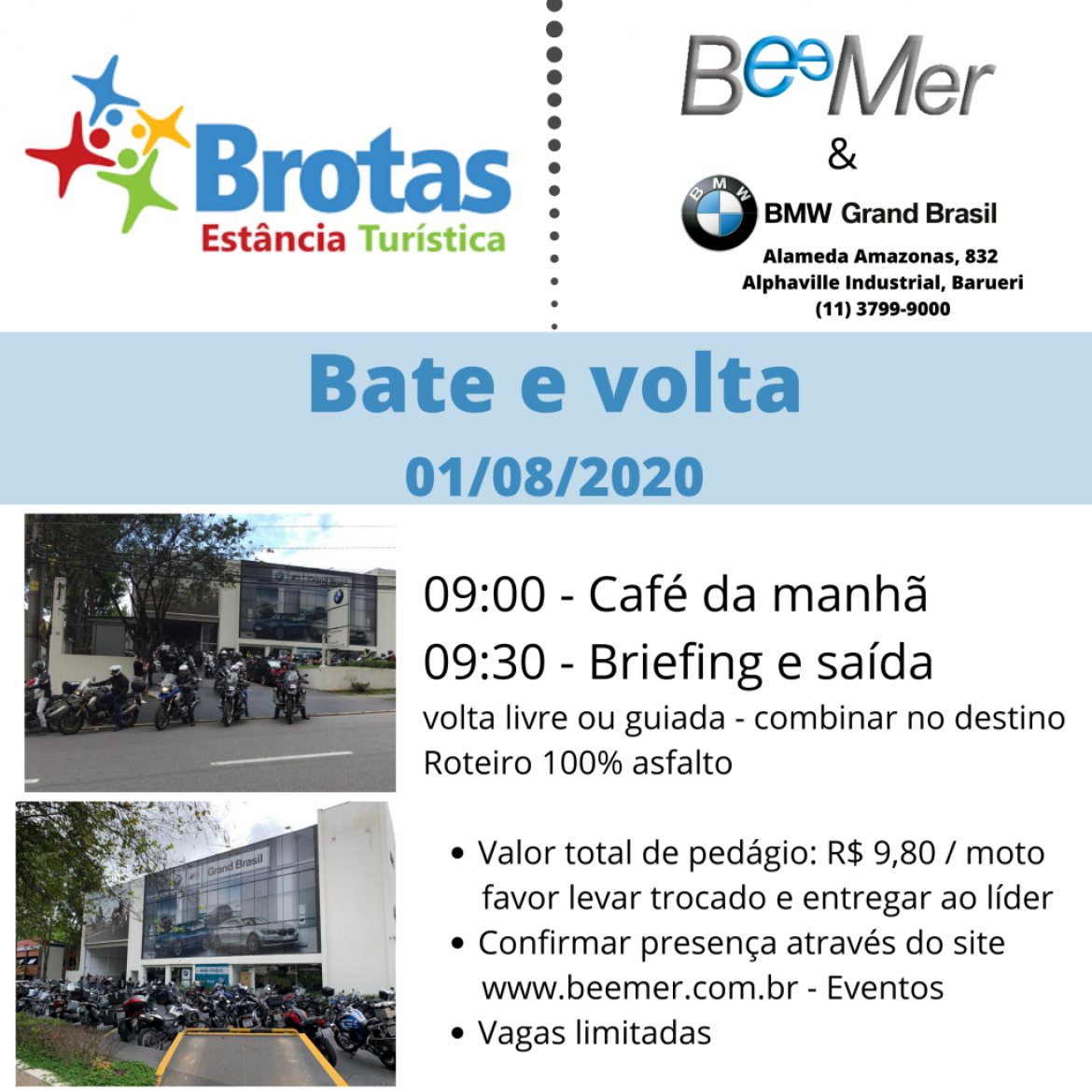 BROTAS – Bate&Volta – 01/08